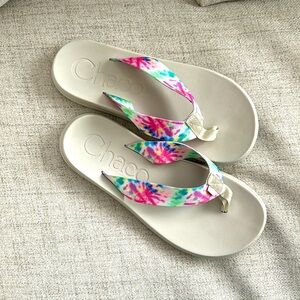 Chaco Fip Flop, Tie Dye 8